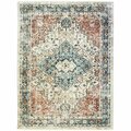Mayberry Rug 2 ft. 1 in. x 3 ft. 3 in. Oxford Castle Area Rug, Multi Color OX3070 2X3